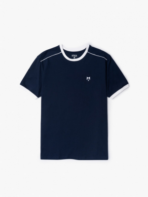 Áo Thun Slimfit Fox AT115 Màu Xanh Đen