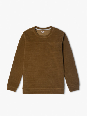 Áo Sweatshirt Tổ Ong Regular Túi Mổ AS003 Màu Bò