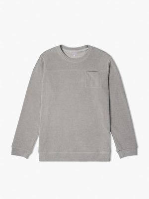 Áo Sweatshirt Tổ Ong Regular Túi Mổ AS003 Màu Xám