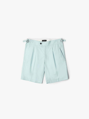 Quần Short Linen Form Regular QS042 Màu Xanh Biển