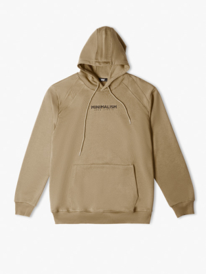 Áo Hoodie Nỉ Regular Minimalism AH001 Màu Be
