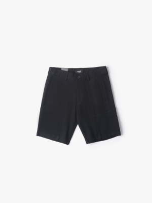 Quần Short Kaki Gắn Tag 4M Form Regular QS049 Màu Đen