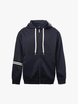 Áo Khoác Hoodie khóa zip Phối Dây Sọc Form Regular AH006