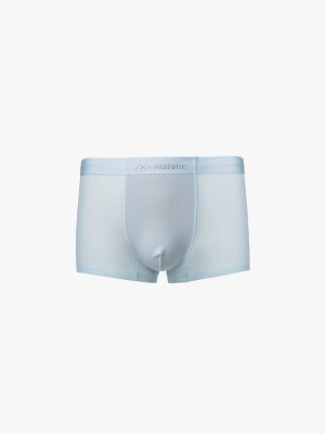 Quần Boxer Lụa Băng Basic QL065 Màu Xanh Biển Nhạt