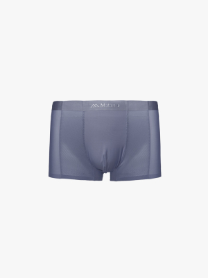 Quần Boxer Lụa Băng Phối Lưới Hai Bên QL068 Màu Xanh Đen