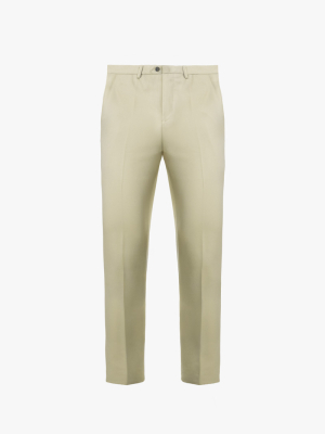 Quần Tây Trơn Form Slimfit QT050 Màu Be Nhạt