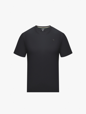 Áo Thun Cổ Tròn Trơn Form Slimfit AT132 Màu Đen