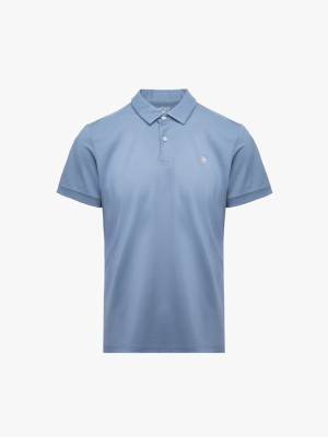 Áo Polo Thể Thao In Logo 4M Tròn Form Regular PO171 Màu Xám Xanh