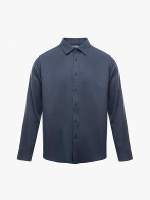 Áo Sơ Mi Denim Thêu Just Breath Form Regular SM196