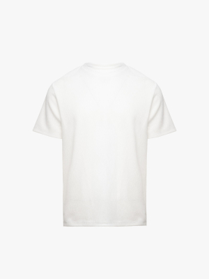 Áo Thun Dệt Kim Thêu Logo M Form Regular AT181