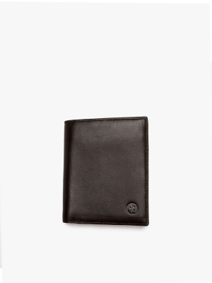 VÍ DA NAPPA KHÓA KÉO DÁNG ĐỨNG BV055 Màu Nâu