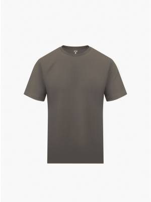 Áo Thun Cổ Tròn Trơn Form Modern AT186 Màu Nâu