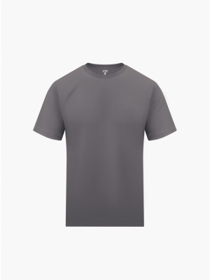 Áo Thun Cổ Tròn Trơn Form Modern AT186 Màu Xám