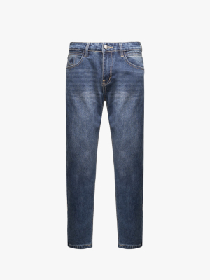 Quần Jean Rã Diễu Trang Trí Thêu 4M Form Regular QJ121