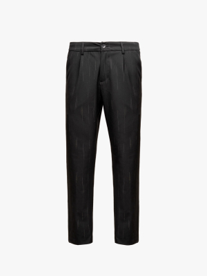 Quần Tây Sọc Vải Rayon Lưng Thun Form Regular QT072