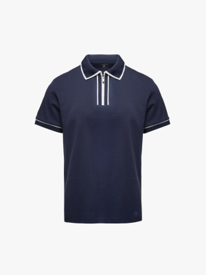 Aó Polo Thêu Logo Ngựa Dưới Lai Form Regular PO182 Màu Xanh Đen