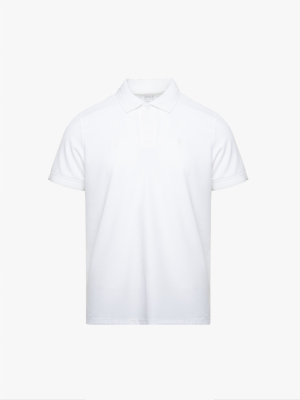 Áo Polo Cool-X In Logo Bông Tuyết Form Regular PO185 Trắng