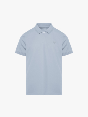 Áo Polo Cool-X In Logo Bông Tuyết Form Regular PO185 Xanh Biển