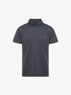 Áo Polo Cool-X In Viền Bo Cổ Form Slimfit PO186 Xanh Đen