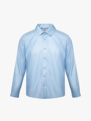 Áo Sơ Mi Sọc Form Slimfit SM172 Sọc Xanh