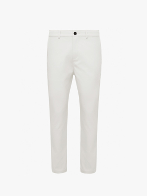 Quần Kaki Trơn Túi 2 Cơi Form Slimfit QK034 Màu Kem