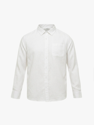 Áo Sơ Mi Linen Thêu Logo Cánh Buồm Phía Sau Form Relaxed SM208