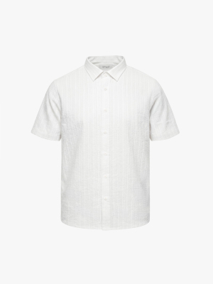 Áo Sơ Mi Seersucker Ngắn Tay Form Regular SM204