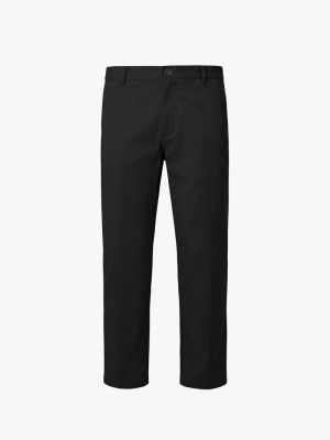 Quần Kaki Trang Trí Dây 3 Sọc Form Straight QK033 Màu Đen