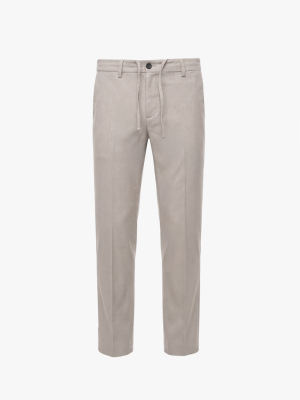 Quần Linen Trơn 1 Cơi Form Straight QK035