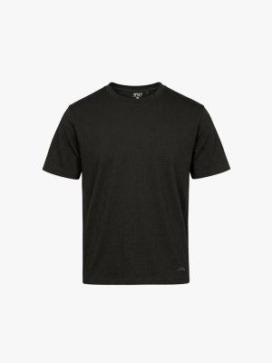 Áo Thun Cổ Tròn In 4MEN Essentials Form Slimfit AT194 Màu Đen