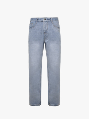 Quần Jean Phối Dây Sọc 2 Bên Sườn Form Straight Đen QJ128 Màu Xanh