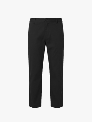 Quần Kaki Signature Stripe Trơn Form Regular QK036 Màu Đen