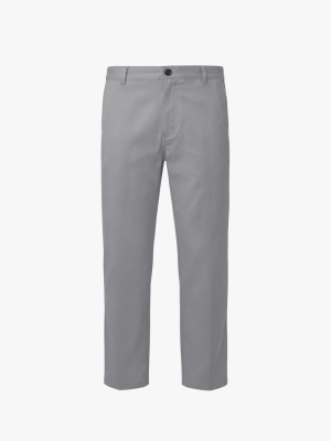 Quần Kaki Signature Stripe Trơn Form Regular QK036 Màu Xám