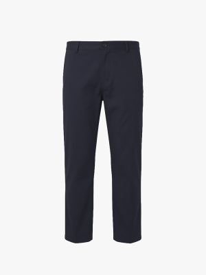 Quần Kaki Signature Stripe Trơn Form Regular QK036 Màu Xanh Đen