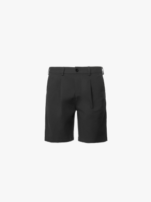 Quần Short Signature Stripe Form Straight QS088 Màu Đen