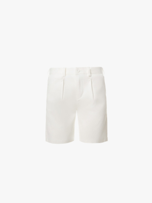 Quần Short Signature Stripe Form Straight QS088 Màu Trắng