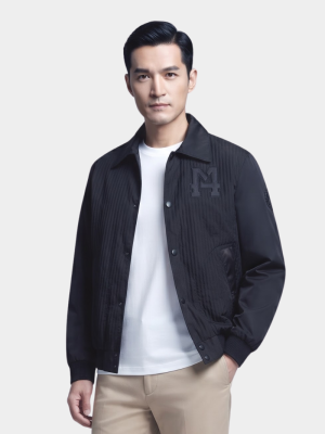 Áo Khoác In Thêu Bọc Viền Logo Form Regular AK071