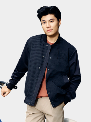 Áo Khoác Varsity In Thêu Bọc Viền Logo Form Regular AK070