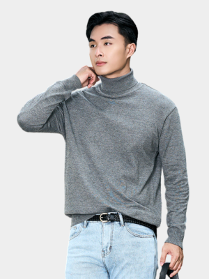 Áo Len Cổ Lọ Thêu 4M Ở Cổ Form Regular AL015