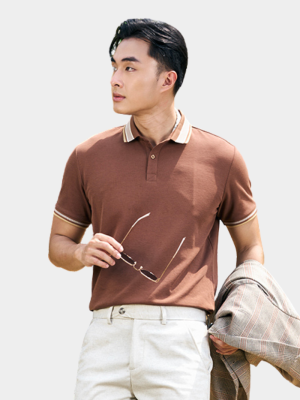 Áo Polo Cổ Phối Màu Form Regular PO172