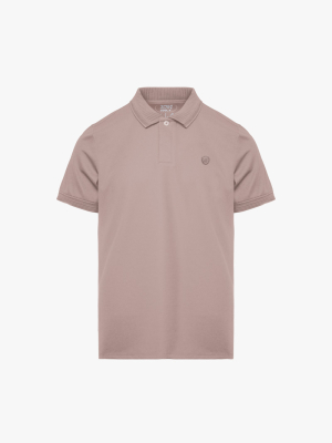 Áo Polo Cool-X In Logo Bông Tuyết Form Regular PO185 Màu Hồng