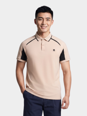 Áo Polo Rayon Rã Phối In Logo M Form Regular PO163