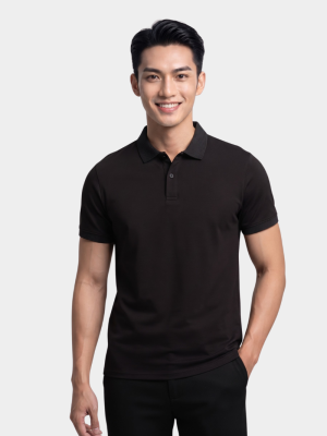 Áo Polo Vải Modal Thêu 4MEN Club Tay Áo Form Slimfit PO138