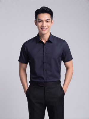 Áo Sơ Mi Tay Ngắn Trơn SM087
