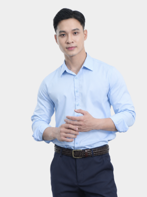 Áo Sơ Mi Trơn Form Slimfit SM205