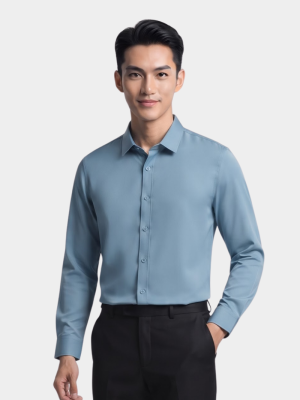 Áo Sơ Mi Trơn Tay Dài SM088