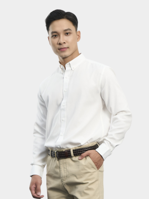 Áo Sơ Mi Vải Oxford Trơn Signature Form Regular SM157