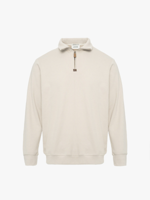 Áo Sweatshirt Trơn Dây Kéo Form Regular AS006