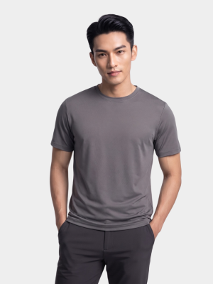 Áo Thun Cổ Tròn Trơn Form Modern AT186