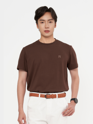 Áo Thun Cổ Tròn Trơn Form Slimfit AT132